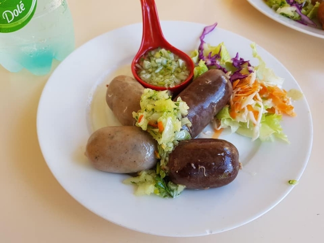 Boudin blanc et rouge