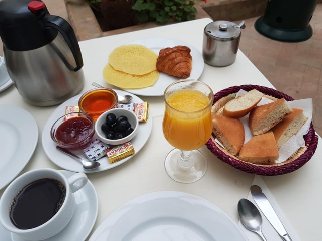 Petit Déjeuner Riad Hibiscus