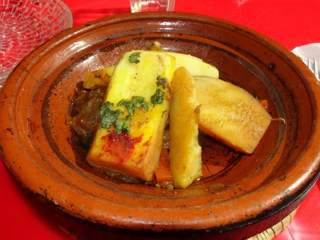 Tajine aux chutes d'ouzoud