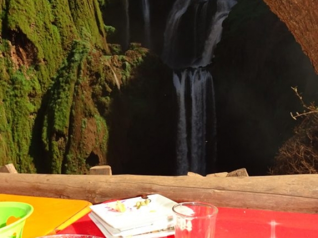 Tajine aux chutes d'ouzoud