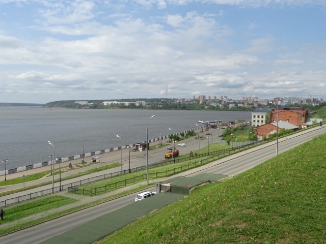 Vue de l&#039;IJ et du parc.