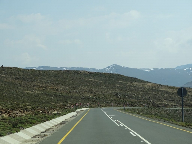 Route A31 au Lesoto