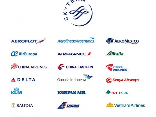 Liste Compagnies membres Alliance SkyTeam