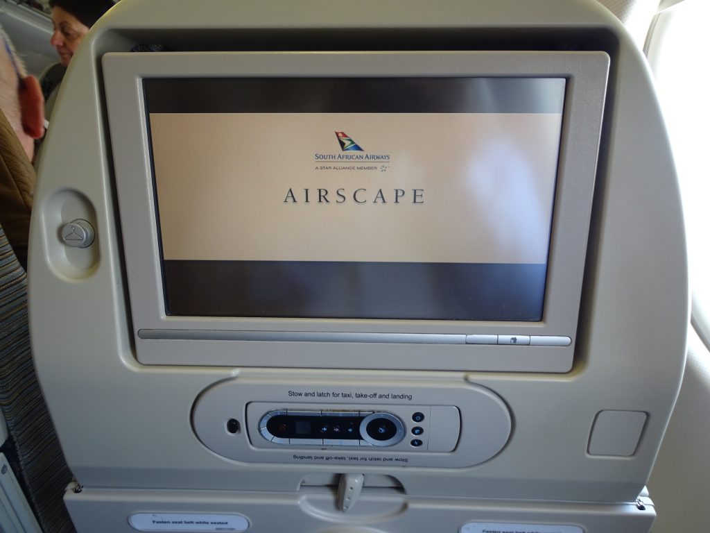 Ecran South African Airways