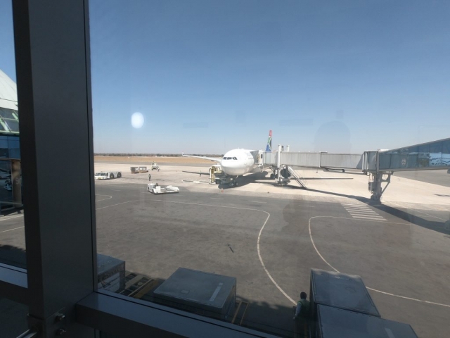 Arrivée Aéroport de Victoria Falls