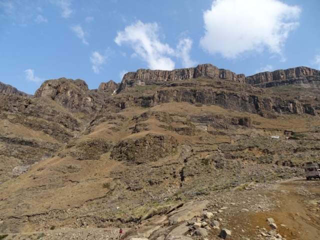 Sur la route, dans Drakensberg