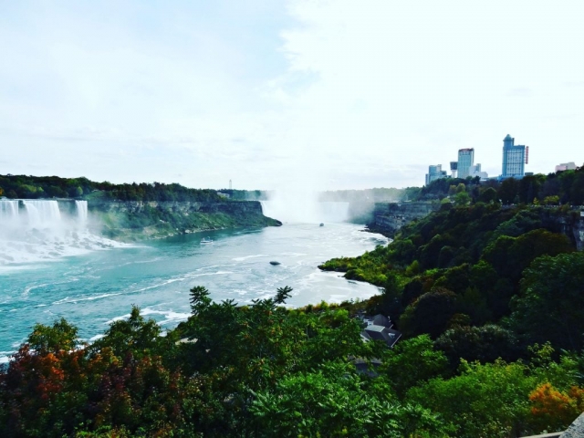 Niagara falls Américaine et Canadienne
