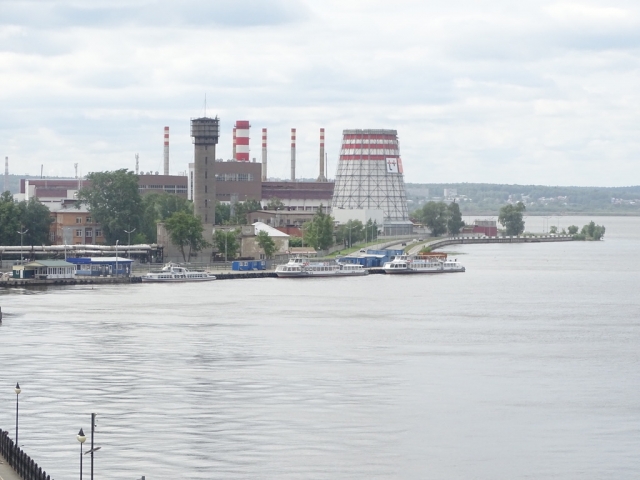 Vue de l&#039;IJ et du parc.
