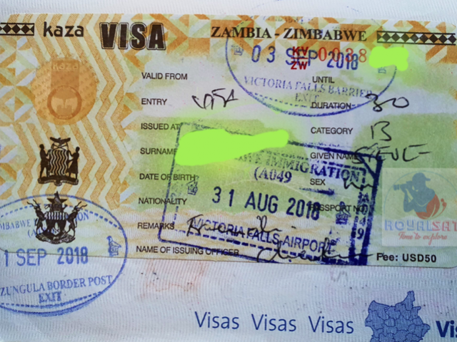 Kaza Visa 50$