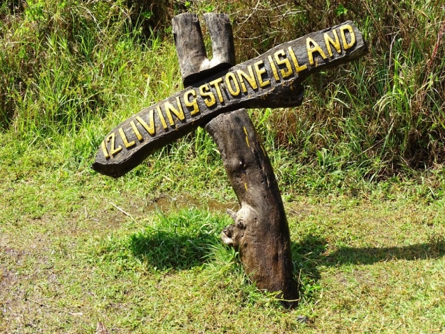 Chemin balisé Parc Victoria Falls Zimbabwe