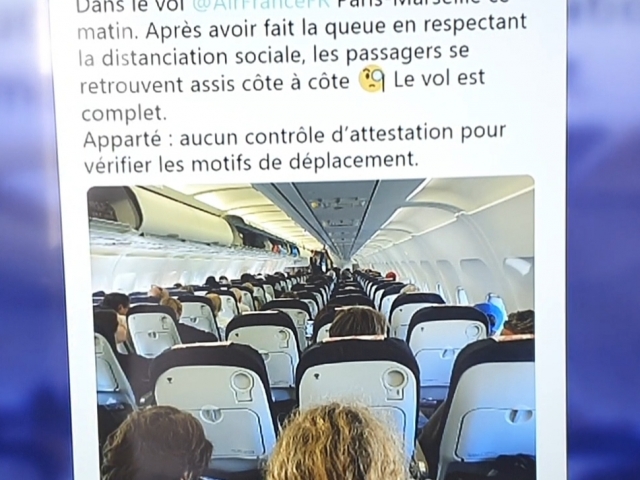 Corona Vol Airfrance
